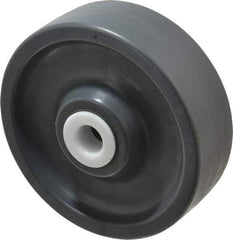 Albion - 6 Inch Diameter x 2 Inch Wide, Polyurethane Caster Wheel - 1,400 Lb. Capacity, 2-3/16 Inch Hub Length, 3/4 Inch Axle Diameter, Delrin Bearing - Exact Tool & Supply