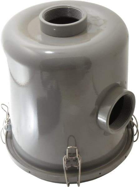 Made in USA - 2" Port, 10" High x 8" Wide, Compact FRL Filter - 150 SCFM - Exact Tool & Supply