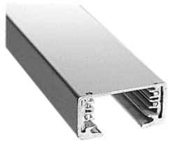 Hubbell Lighting - 8" OAL, Aluminum White Light Fixture Track Rail Section - For Use with One/Two Circuit Track Rail Components, CSA NRTL/C Listed - Exact Tool & Supply