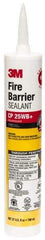 3M - 27 oz Cartridge Red Acrylic & Latex Joint Sealant - -20 to 180°F Operating Temp, 10 min Tack Free Dry Time, Series CP 25WB - Exact Tool & Supply