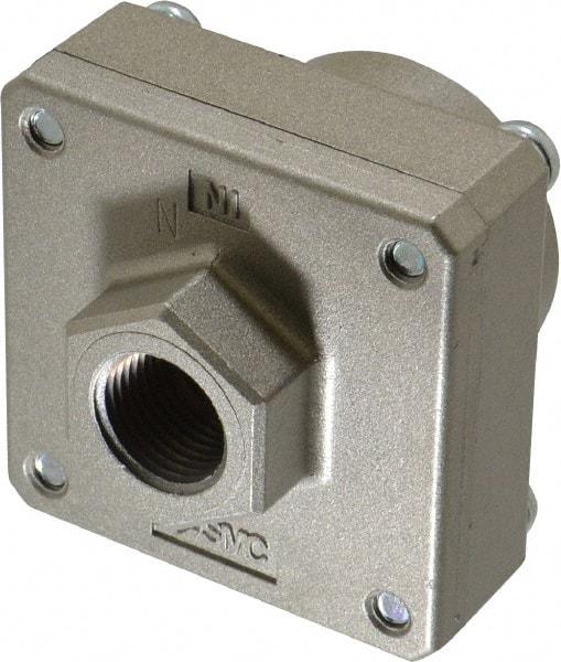 SMC PNEUMATICS - 3/8" NPTF Quick Exhaust Valve - 7 to 150 psi - Exact Tool & Supply