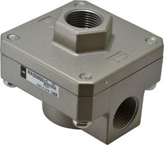 SMC PNEUMATICS - 3/4" NPTF Quick Exhaust Valve - 7 to 150 psi - Exact Tool & Supply