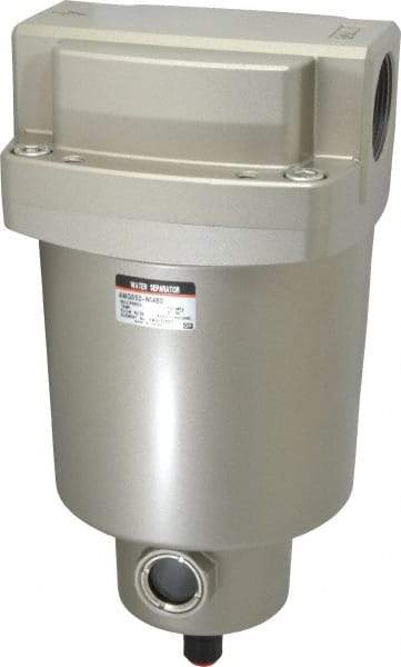 SMC PNEUMATICS - 1-1/2" NPT Pipe, 212 CFM Refrigerated Air Dryer - 37 kw, 12-11/32" Long, Open Auto Drain - Exact Tool & Supply
