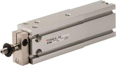 SMC PNEUMATICS - 16mm Bore x 20mm Stroke Vacuum Cylinder - 85 psi, 125.5mm OAL - Exact Tool & Supply