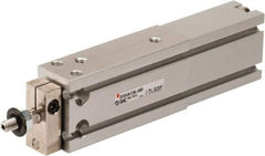 SMC PNEUMATICS - 16mm Bore x 25mm Stroke Vacuum Cylinder - 85 psi, 135.5mm OAL - Exact Tool & Supply