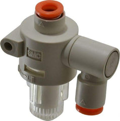 SMC PNEUMATICS - 1/4" Vacuum Suction Filter - 0.7 SCFM - Exact Tool & Supply