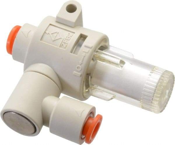 SMC PNEUMATICS - 1/4" Vacuum Suction Filter - 1.1 SCFM - Exact Tool & Supply