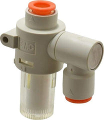 SMC PNEUMATICS - 3/8" Vacuum Suction Filter - 2.7 SCFM - Exact Tool & Supply