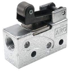ARO/Ingersoll-Rand - Mechanically Operated Valves Valve Type: 3-Way CV Rating: 0.195 - Exact Tool & Supply