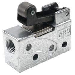 ARO/Ingersoll-Rand - Mechanically Operated Valves Valve Type: 3-Way CV Rating: 0.195 - Exact Tool & Supply