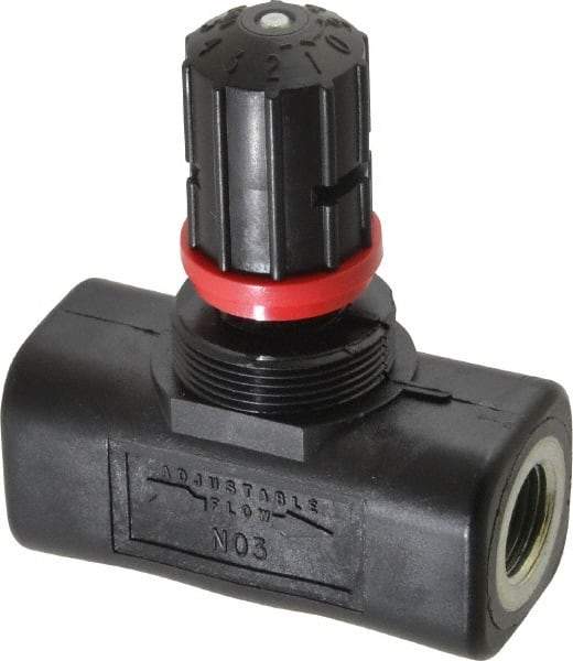 ARO/Ingersoll-Rand - 3/8" NPT Inline Needle Valve Valve - 0 to 200 psi - Exact Tool & Supply