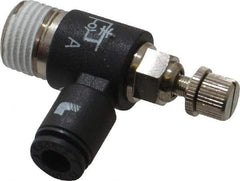 Legris - 1/8 Male NPT x 5/32" Tube OD Miniature Exhaust Valve - Exact Tool & Supply