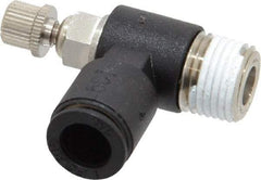 Legris - 1/8 Male NPT x 1/4" Tube OD Miniature Exhaust Valve - Exact Tool & Supply