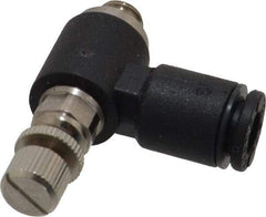 Legris - M5 BSPP x 4mm Tube OD Miniature Exhaust Valve - Exact Tool & Supply