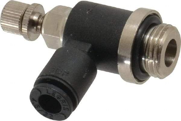 Legris - 1/8 BSPP x 4mm Tube OD Miniature Exhaust Valve - Exact Tool & Supply