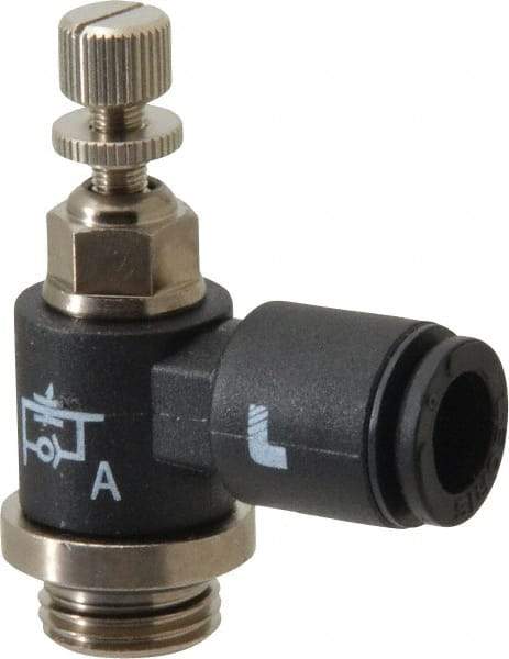 Legris - 1/8 BSPP x 6mm Tube OD Miniature Exhaust Valve - Exact Tool & Supply