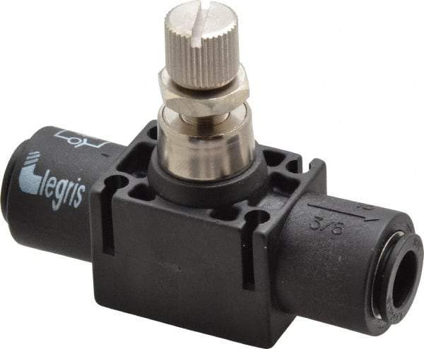 Legris - 3/8" Tube OD Inline Flow Control Valve - Exact Tool & Supply