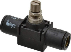 Legris - 1/2" Tube OD Inline Flow Control Valve - Exact Tool & Supply