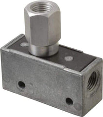 Mead - 3 Way Pilot Air Valve - 1/8" NPT Inlet, Pressure Piloted - Exact Tool & Supply