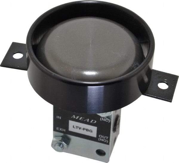 Mead - 0.24 CV Rate Ergonomic Low Stress Valve - 14 CFM, 125 Max psi, Panel Mount - Exact Tool & Supply