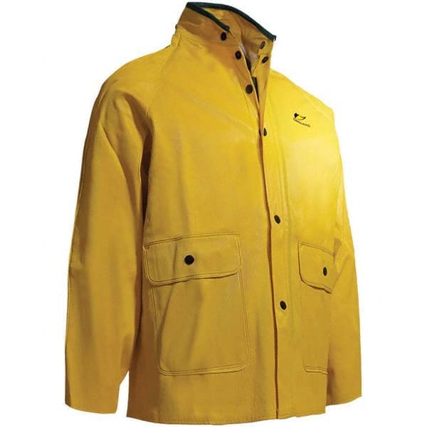 OnGuard - Size L Yellow Rain Jacket - Exact Tool & Supply