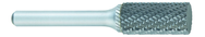 SA-9 -- 25mm x 25mm LOC x 6mm Shank x 50mm OAL Cylindrical Carbide Medium Tough Cut Burr - Exact Tool & Supply