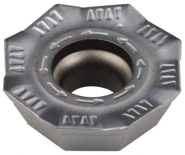 Iscar - OEKT060405 Grade IC328 Carbide Milling Insert - TiCN Finish, 0.1866" Thick, 0.5618" Inscribed Circle, 0.5mm Corner Radius - Exact Tool & Supply