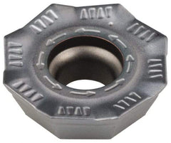 Iscar - OEKT060405 Grade IC328 Carbide Milling Insert - TiCN Finish, 0.1866" Thick, 0.5618" Inscribed Circle, 0.5mm Corner Radius - Exact Tool & Supply