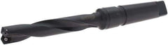 Allied Machine and Engineering - Series 1.5, 7/8" Max Diam, 4MT Taper Shank, Helical Flute Spade Drill - 4-3/4" Max Depth, 6-21/64" Body Length, 10-3/4" OAL, Standard Length, Through Coolant - Exact Tool & Supply