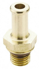 Parker - 3/4-16 Straight Thread Hose Barb x SAE Straight Thread Male Connector - 3/4" ID Hose, Brass - Exact Tool & Supply