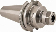 Accupro - 0.02" to 0.433" Capacity, 2-1/2" Projection, CAT40 Taper Shank, ER16 Collet Chuck - 0.0002" TIR, Through-Spindle & DIN Flange Coolant - Exact Tool & Supply