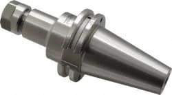 Accupro - 0.02" to 0.433" Capacity, 3-1/2" Projection, CAT40 Taper Shank, ER16 Collet Chuck - 0.0002" TIR, Through-Spindle & DIN Flange Coolant - Exact Tool & Supply