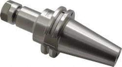 Accupro - 0.02" to 0.433" Capacity, 3-1/2" Projection, CAT40 Taper Shank, ER16 Collet Chuck - 0.0002" TIR, Through-Spindle & DIN Flange Coolant - Exact Tool & Supply