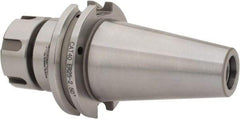 Accupro - 0.039" to 0.629" Capacity, 2-1/2" Projection, CAT40 Taper Shank, ER25 Collet Chuck - 0.0002" TIR, Through-Spindle & DIN Flange Coolant - Exact Tool & Supply