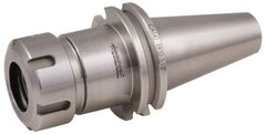 Accupro - 0.039" to 0.629" Capacity, 4" Projection, CAT50 Taper Shank, ER25 Collet Chuck - 0.0002" TIR, Through-Spindle & DIN Flange Coolant - Exact Tool & Supply