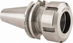Accupro - 0.118" to 1.023" Capacity, 2-1/2" Projection, CAT40 Taper Shank, ER40 Collet Chuck - 0.0002" TIR, Through-Spindle & DIN Flange Coolant - Exact Tool & Supply