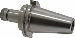 Accupro - 0.039" to 0.511" Capacity, 4" Projection, CAT50 Taper Shank, ER20 Collet Chuck - 0.0002" TIR, Through-Spindle & DIN Flange Coolant - Exact Tool & Supply