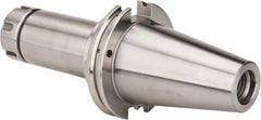 Accupro - 0.078" to 0.787" Capacity, 6" Projection, CAT50 Taper Shank, ER32 Collet Chuck - 0.0002" TIR, Through-Spindle & DIN Flange Coolant - Exact Tool & Supply
