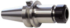 Accupro - 0.039" to 0.511" Capacity, 2-1/2" Projection, BT30 Taper Shank, ER20 Collet Chuck - 0.0002" TIR, Through-Spindle - Exact Tool & Supply