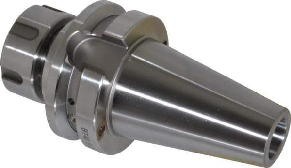 Accupro - 0.039" to 0.629" Capacity, 2-1/4" Projection, BT40 Taper Shank, ER25 Collet Chuck - 0.0002" TIR, Through-Spindle & DIN Flange Coolant - Exact Tool & Supply