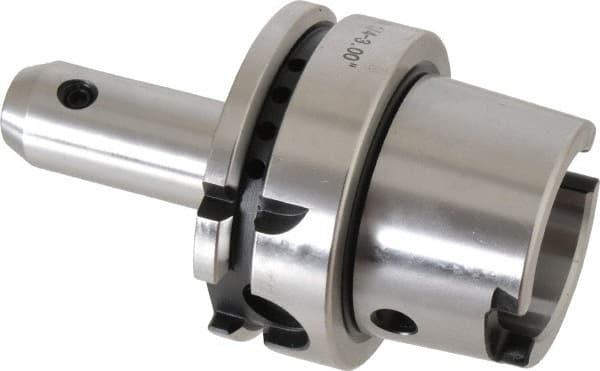 Accupro - HSK63A Taper Shank 1/4" Hole End Mill Holder/Adapter - Exact Tool & Supply