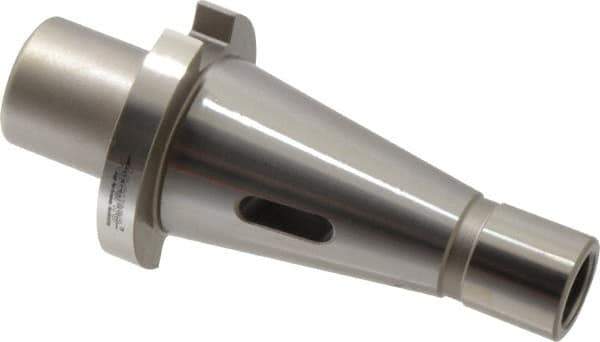 Accupro - NMTB40 Outside Taper, 2MT Inside Taper, NMTB to Morse Taper Adapter - 1-3/4" Projection, 1-1/4" Nose Diam, Through Coolant - Exact Tool & Supply