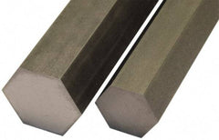 Value Collection - 1-1/4" Width Across Flats x 1' Long, Steel Hexagon Bar - Material Specification 1018 - Exact Tool & Supply