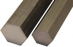Value Collection - 1-1/4" Width Across Flats x 6' Long, Steel Hexagon Bar - Material Specification 12L14 - Exact Tool & Supply