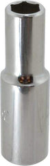Proto - 11/32", 3/8" Drive, Deep Hand Socket - 6 Points, 2-1/8" OAL, Alloy Steel, Chrome Finish - Exact Tool & Supply