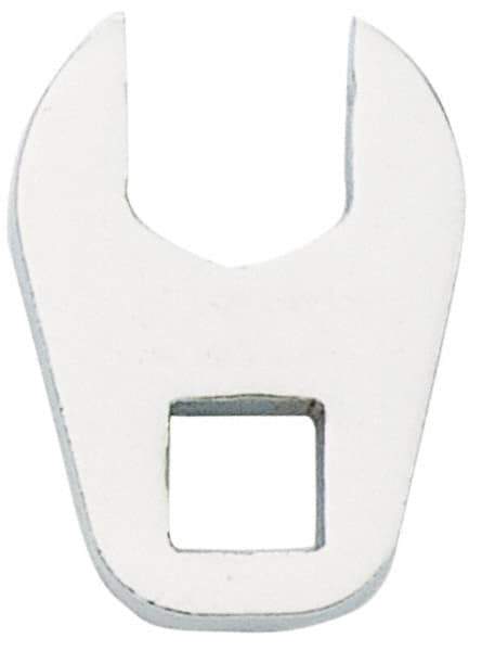 Proto - 10mm 1/4" Drive Chrome Crowfoot Wrench - 49/64" Head Diam x 0.218" Head Thickness, 1.05" OAL - Exact Tool & Supply