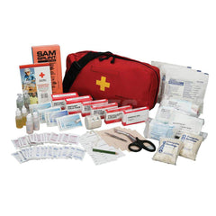 Ability One - Full First Aid Kits; Maximum Number of People: 25 ; Container Type: Bag ; Container Material: Nylon - Exact Tool & Supply