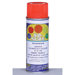 Ability One - Spray Paints; Type: Lacquer ; Color: Orange ; Color Family: Orange ; Finish: Fluorescent ; Tack-free Dry Time (Minutes): 30 ; Recoat Dry Time (Hours): 48 - Exact Tool & Supply