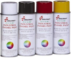 Ability One - Spray Paint - 16 OZ YELLOW 13655 ECO-SURE AEROSOL ENAMEL - Exact Tool & Supply