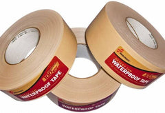 Ability One - Waterproof Tape; Material Type: Rubber ; Width (Inch): 2-1/2 ; Length (yd): 60 ; Color: Tan - Exact Tool & Supply